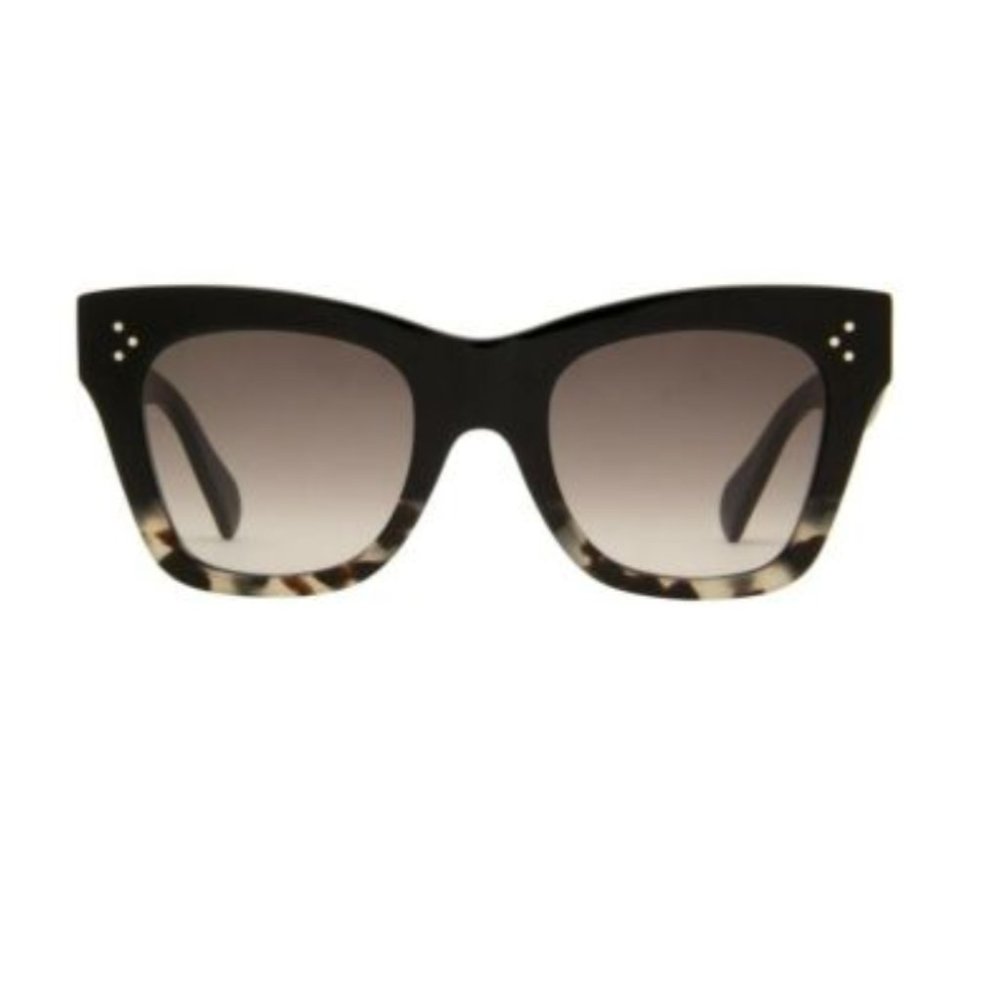 100% Authentic Celine CL4004IN Black to Havana Square Sunglasses~ Gently Used